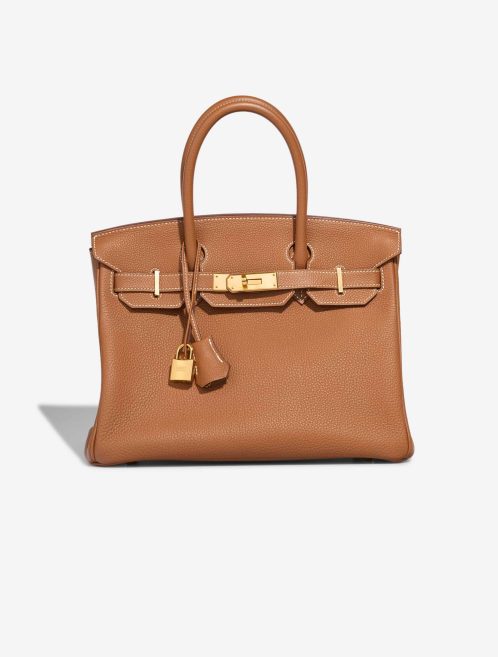 Hermès Birkin 30 Togo Gold Front | Sell your designer bag