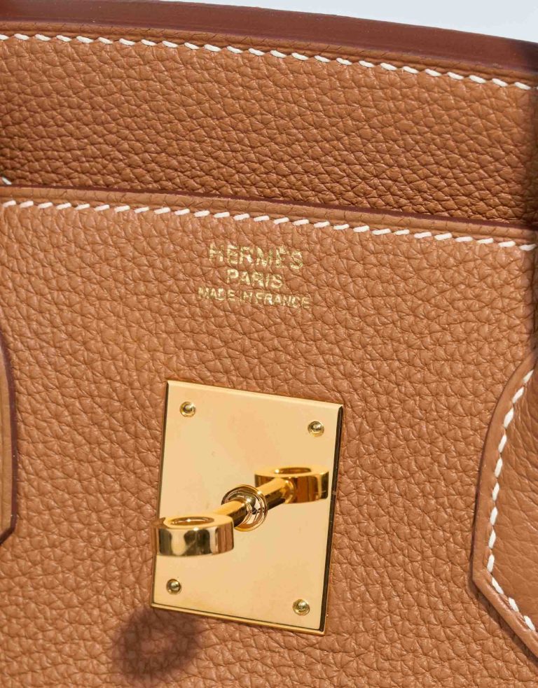 Hermès Birkin 30 Togo Gold Logo | Sell your designer bag