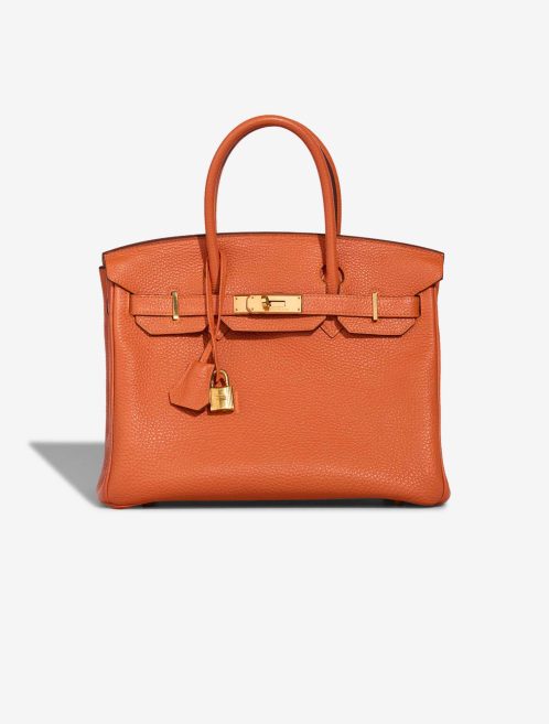 Hermès Birkin 30 Togo Orange Front | Sell your designer bag
