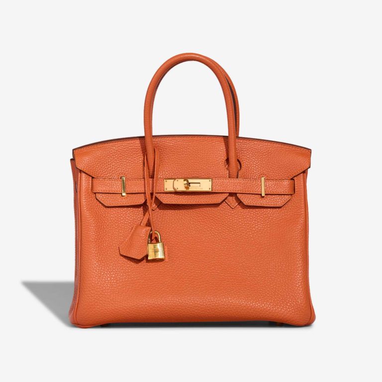 Hermès Birkin 30 Togo Orange Front | Sell your designer bag