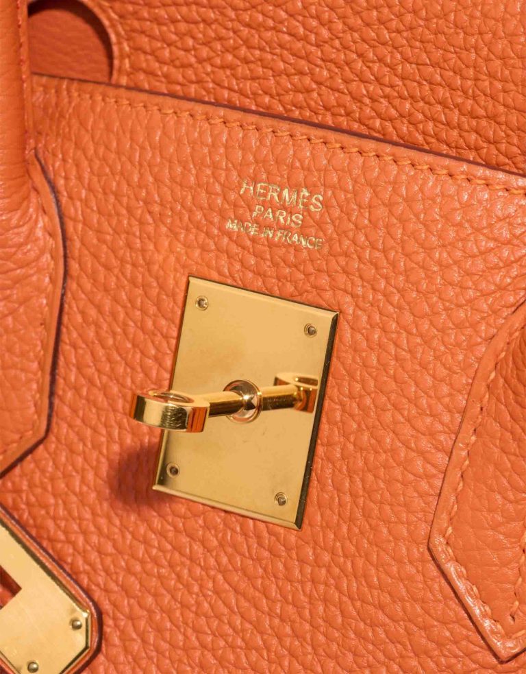 Hermès Birkin 30 Togo Orange Logo | Sell your designer bag