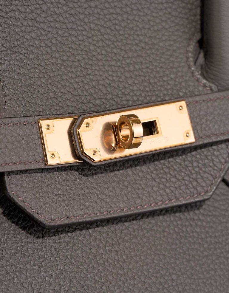 Hermès Birkin 35 Togo Gris Étain Closing System | Sell your designer bag