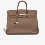 Hermès Birkin 40 Evercolor Étoupe Front | Sell your designer bag