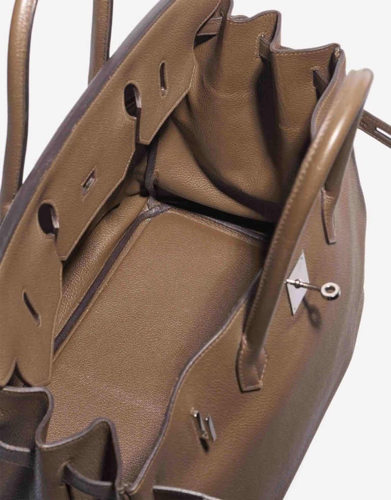 Hermès Birkin 40 Evercolor Étoupe Inside | Sell your designer bag