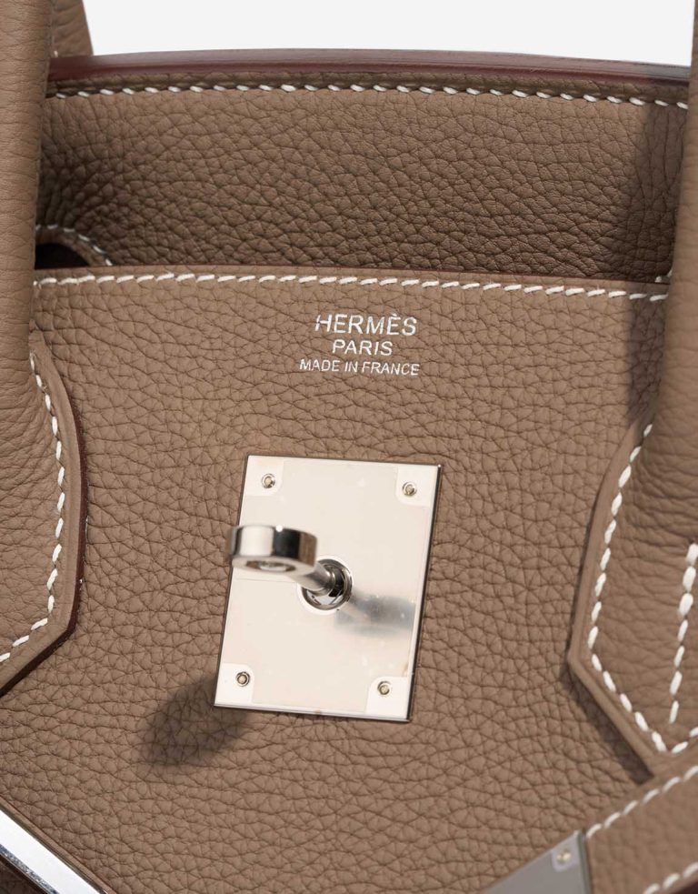 Hermès Birkin 30 Togo Étoupe Logo | Sell your designer bag