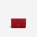Chanel Timeless Wallet On Chain Lamb Red Front | Sell your designer bag