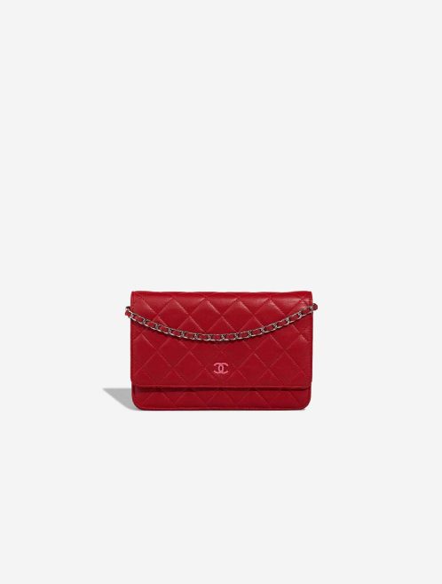 Chanel Timeless Wallet On Chain Lamb Red Front | Sell your designer bag