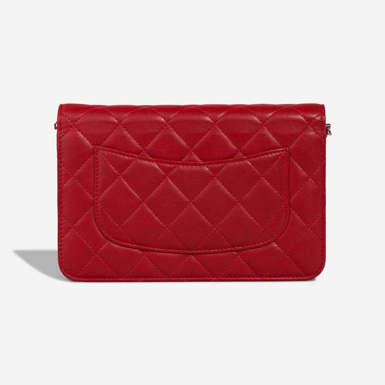 Chanel Timeless Wallet On Chain Lamb Red | Sell your designer bag
