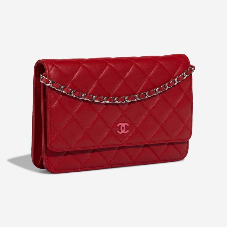 Chanel Timeless Wallet On Chain Lamb Red | Sell your designer bag