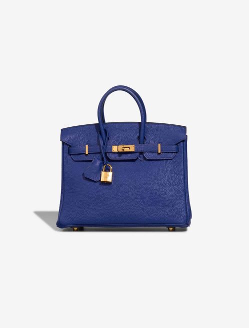 Hermès Birkin 25 Togo Bleu Électrique Front | Sell your designer bag