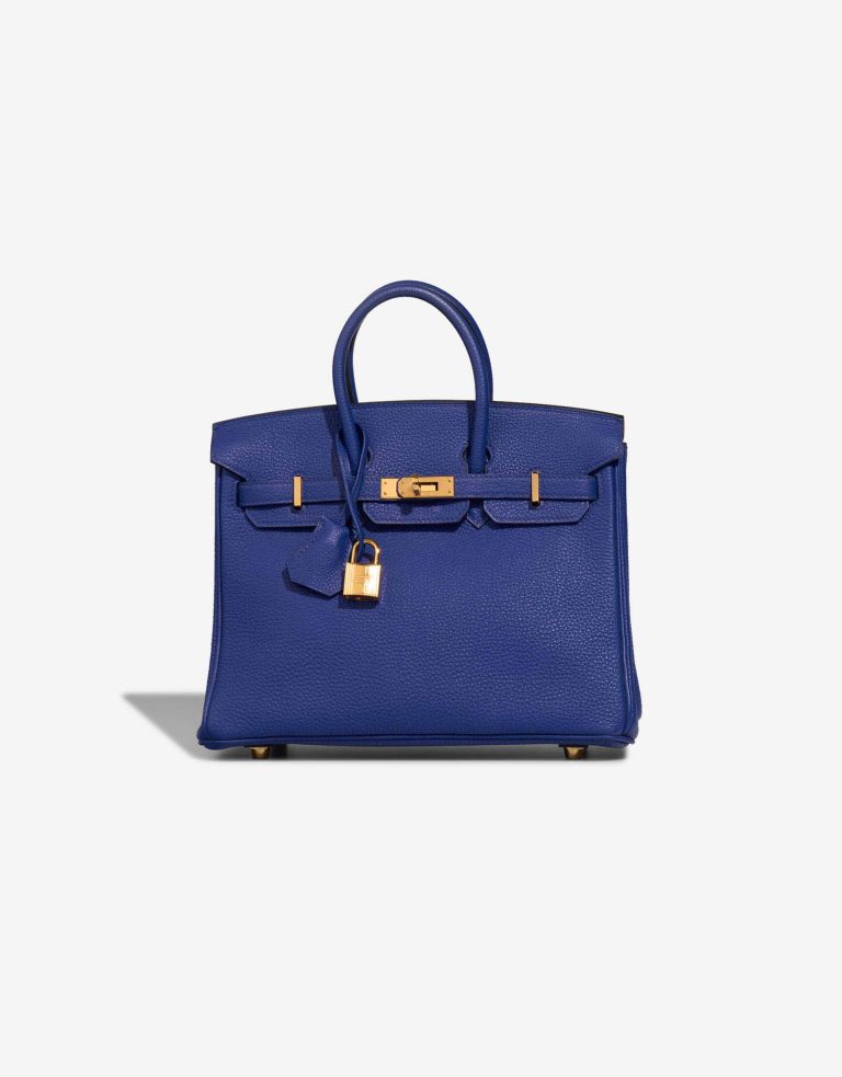 Hermès Birkin 25 Togo Bleu Électrique Front | Sell your designer bag