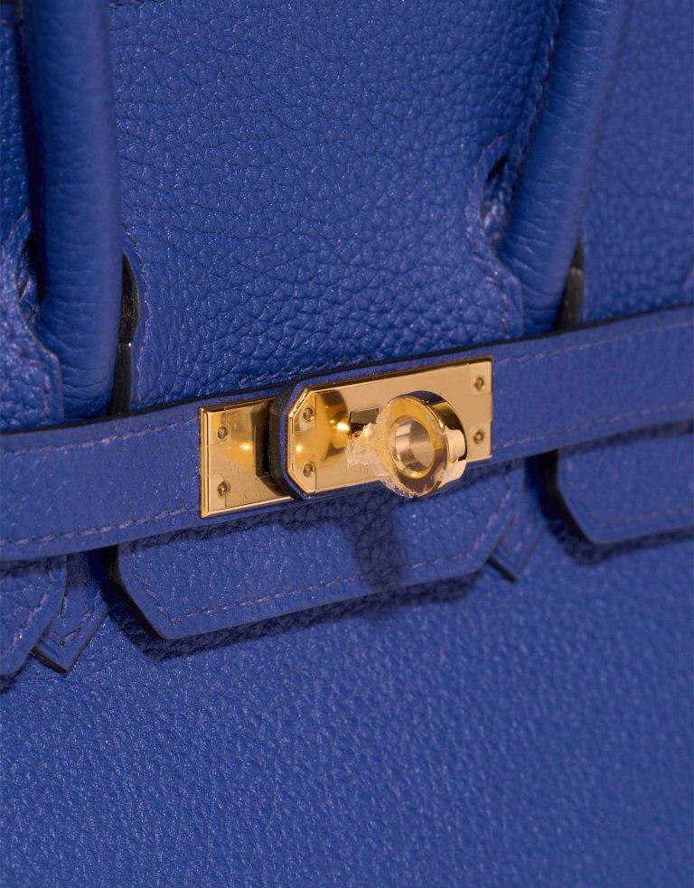 Hermès Birkin 25 Togo Bleu Électrique Closing System | Sell your designer bag