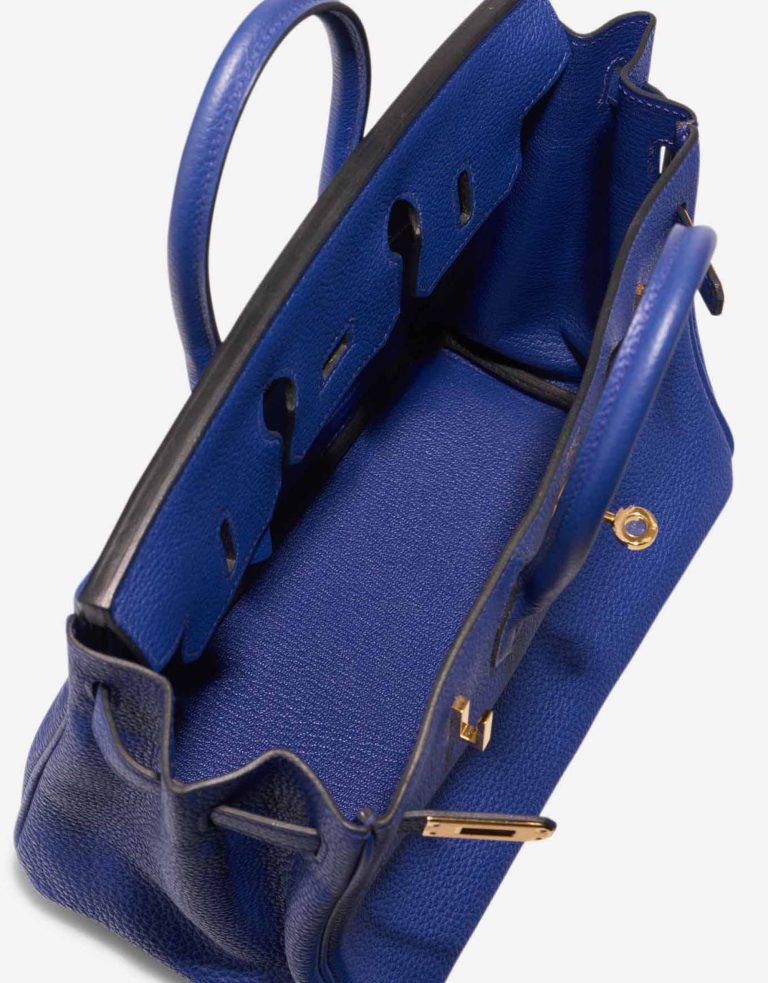 Hermès Birkin 25 Togo Bleu Électrique Inside | Sell your designer bag