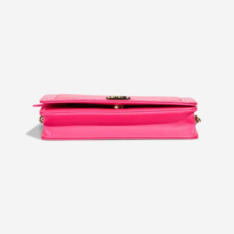 Chanel Boy Wallet On Chain Patent Hot Pink | Sell your designer bag