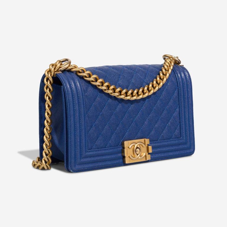 Chanel Boy Medium Caviar Blue | Sell your designer bag