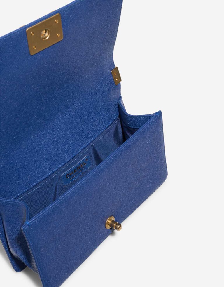 Chanel Boy Medium Caviar Blue Inside | Sell your designer bag