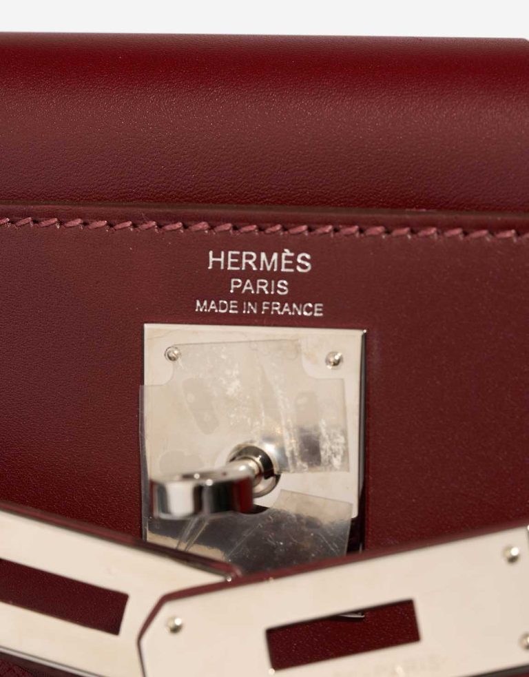 Hermès Kelly 28 Lettre M Chèvre Mysore / Box / Epsom Rouge H / Rouge Vermillon / Rouge Grenat / Rose Tyrien Logo | Sell your designer bag