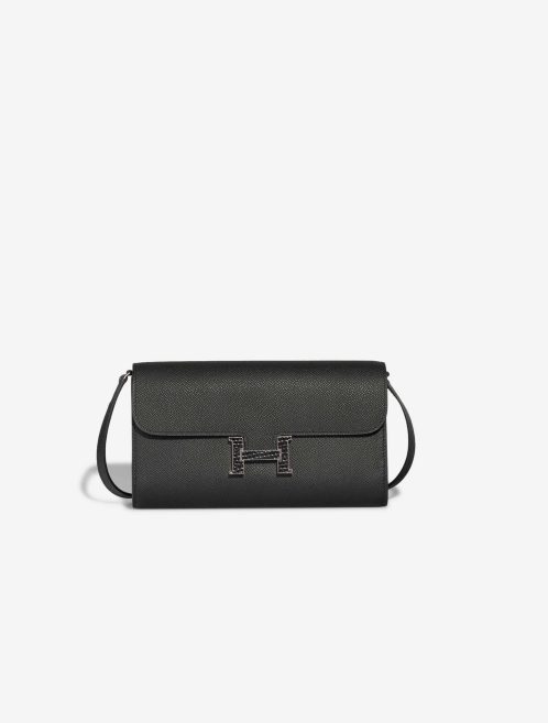 Hermès Constance To Go Epsom / Niloticus Lizard Black Front | Sell your designer bag