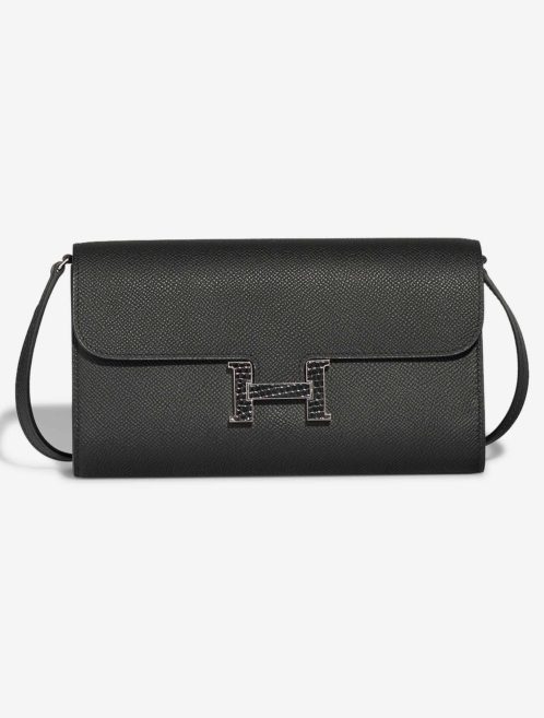 Hermès Constance To Go Epsom / Niloticus Lizard Black Front | Sell your designer bag