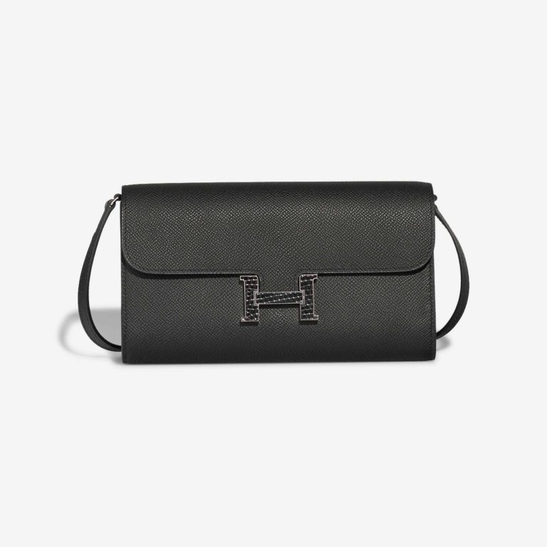 Hermès Constance To Go Epsom / Niloticus Lizard Black Front | Sell your designer bag