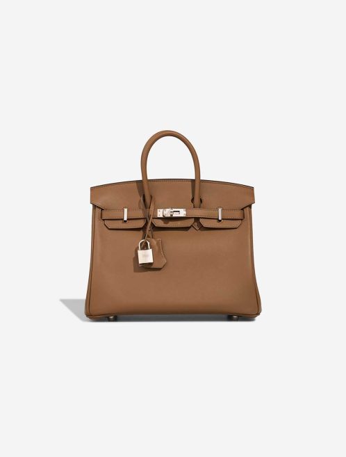 Hermès Birkin 25 Swift Alezan / Beige Marfa Front | Sell your designer bag