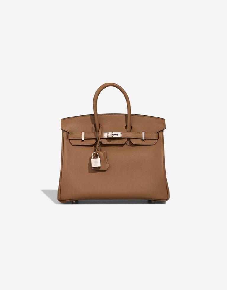 Hermès Birkin 25 Swift Alezan / Beige Marfa Front | Sell your designer bag