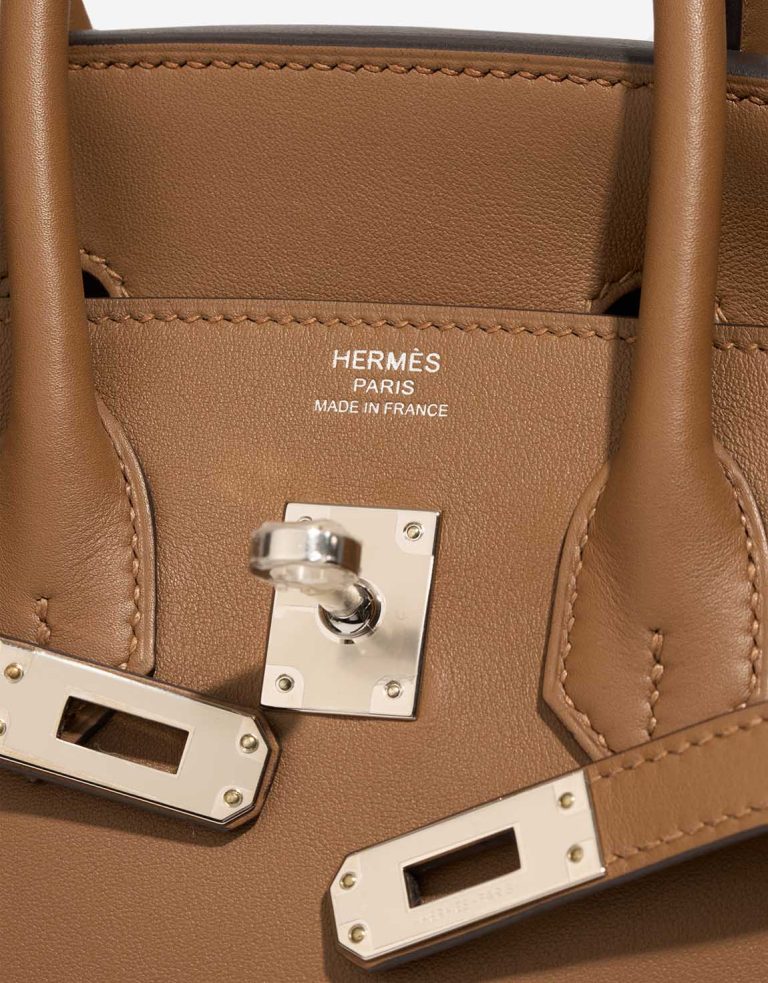 Hermès Birkin 25 Swift Alezan / Beige Marfa Logo | Sell your designer bag