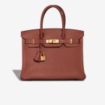 Hermès Birkin HSS 30 Chèvre Mysore Cuivre Front | Sell your designer bag