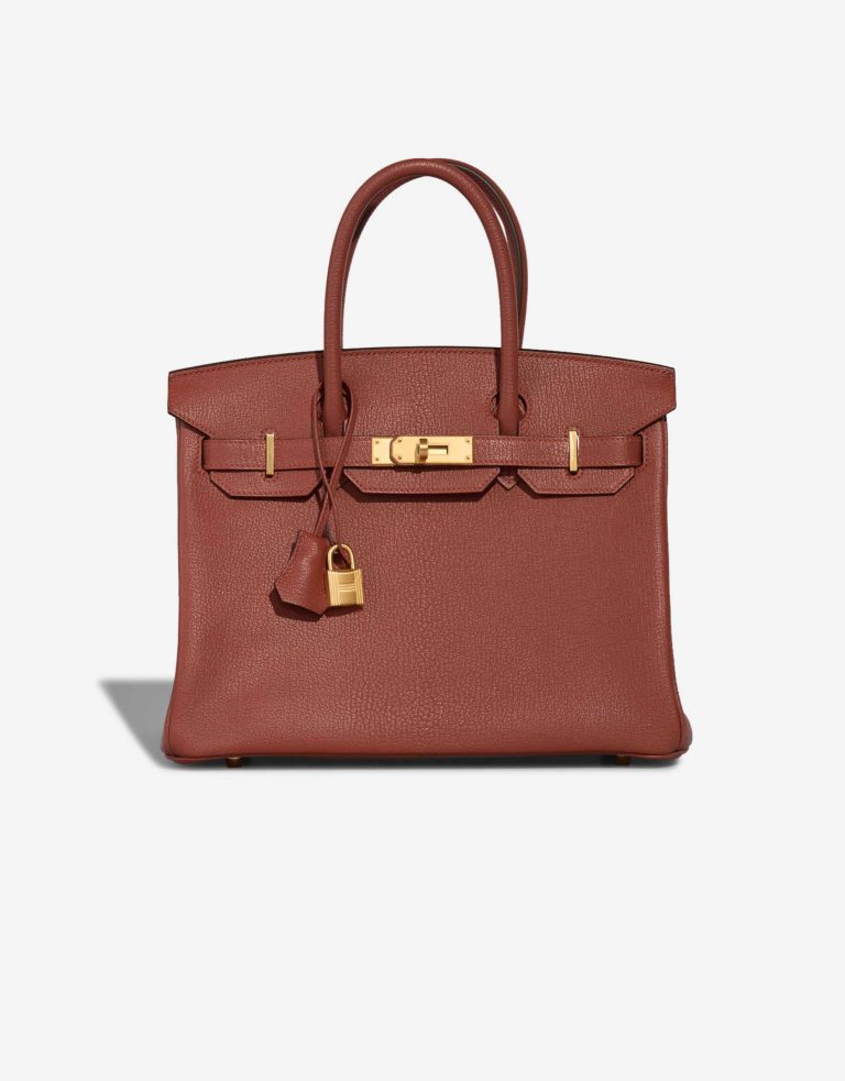 Hermès Birkin HSS 30 Chèvre Mysore Cuivre Front | Sell your designer bag