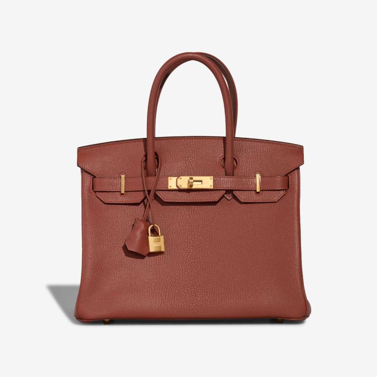 Hermès Birkin HSS 30 Chèvre Mysore Cuivre Front | Sell your designer bag