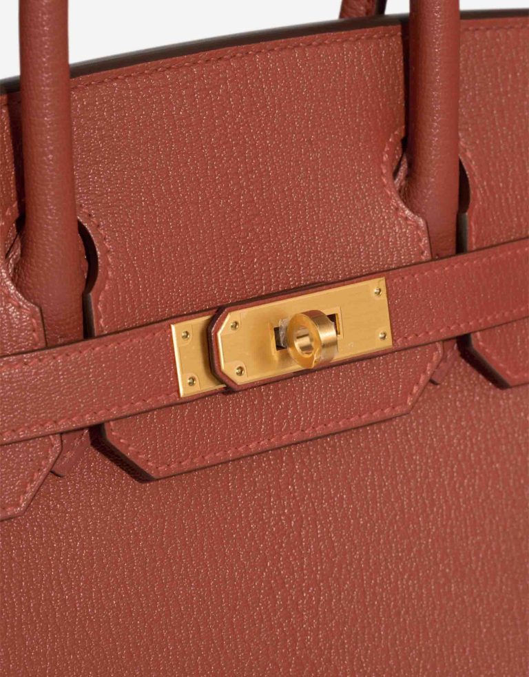 Hermès Birkin HSS 30 Chèvre Mysore Cuivre Closing System | Sell your designer bag