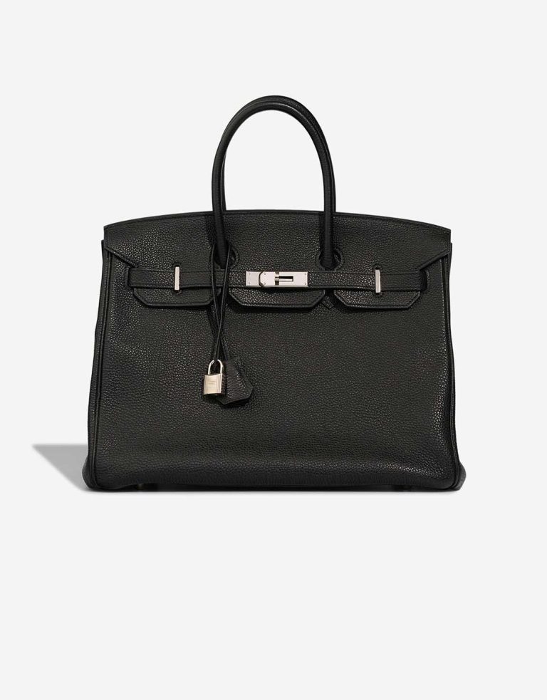Hermès Birkin 35 Togo Black Front | Sell your designer bag