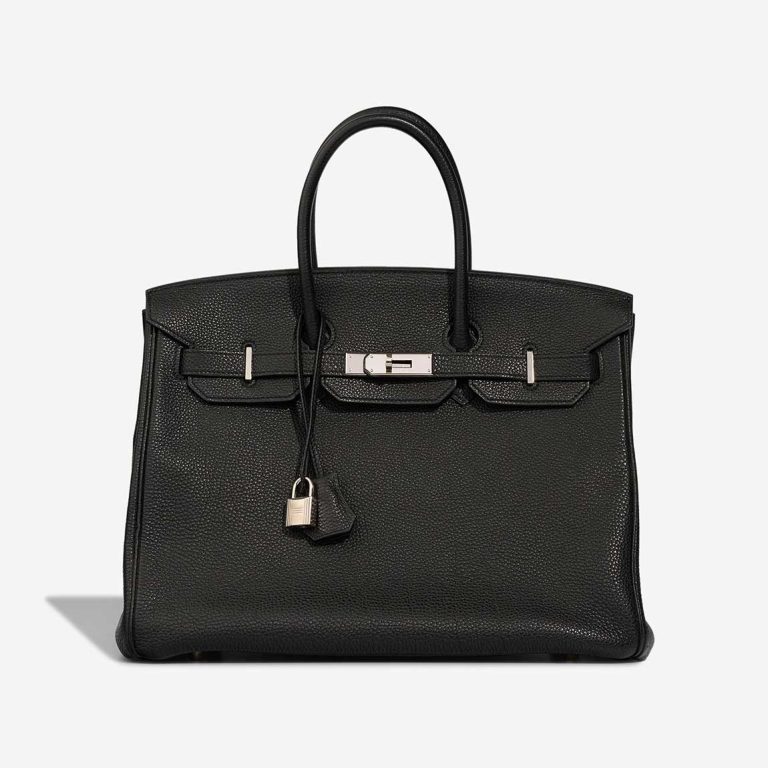 Hermès Birkin 35 Togo Black Front | Sell your designer bag