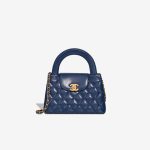 Chanel Kelly Medium Aged Calf Dark Blue Front | Sell your designer bag