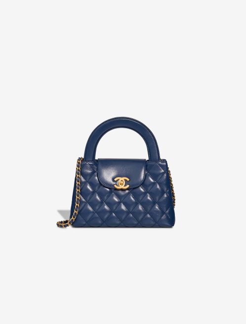 Chanel Kelly Medium Aged Calf Dark Blue Front | Sell your designer bag
