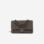 Chanel Timeless Medium Tweed Grey / Silver Front | Sell your designer bag