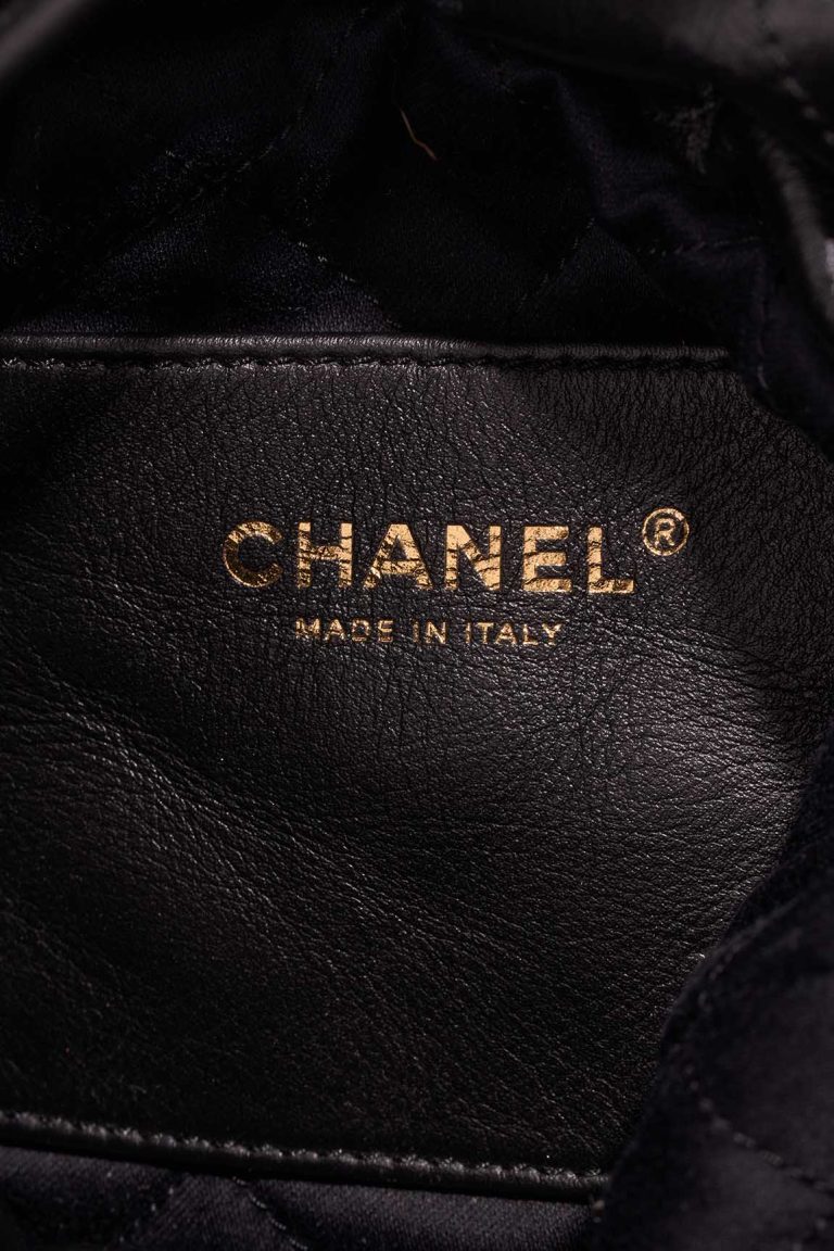 Chanel 22 Mini Lamb Black Logo | Sell your designer bag