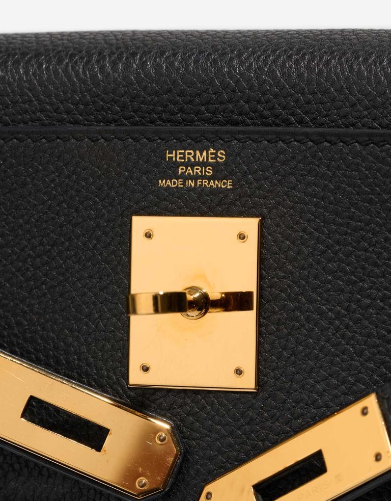 Hermès Kelly 28 Togo Black Logo | Sell your designer bag
