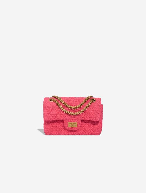 Chanel 2.55 Reissue 224 Tweed Pink Front | Sell your designer bag