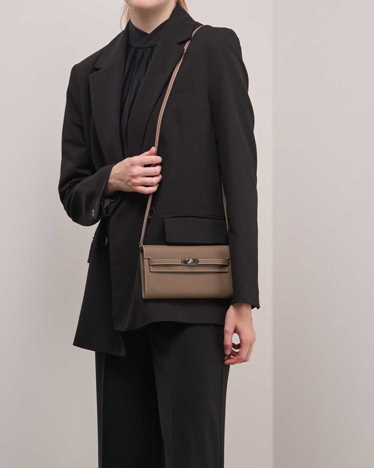Hermès Kelly To Go Epsom Étoupe Front | Sell your designer bag