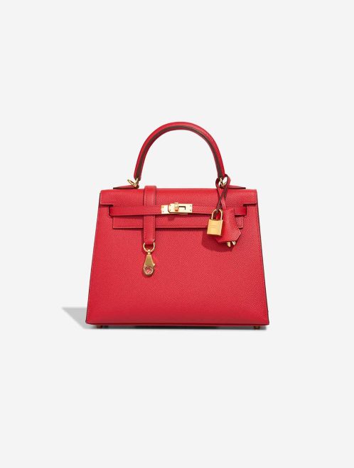 Hermès Kelly 25 Rouge Radieux Front | Sell your designer bag