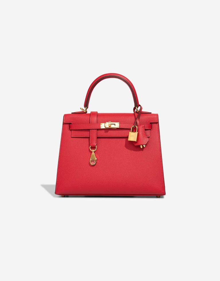 Hermès Kelly 25 Rouge Radieux Front | Sell your designer bag