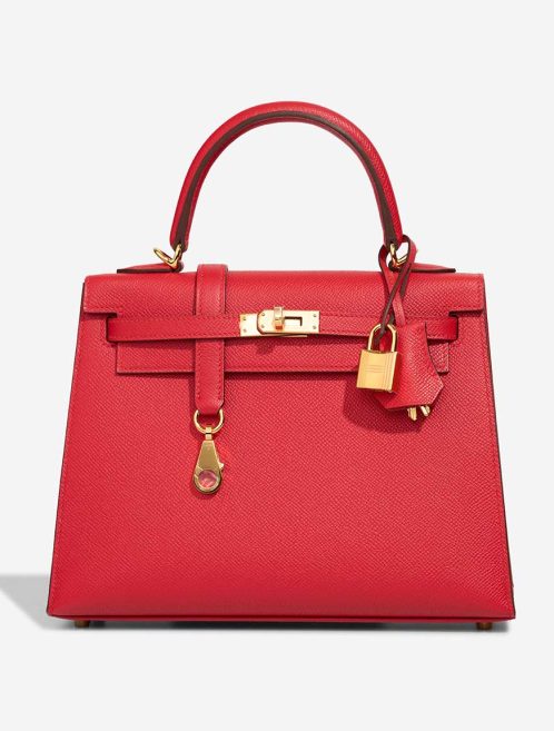 Hermès Kelly 25 Rouge Radieux Front | Sell your designer bag