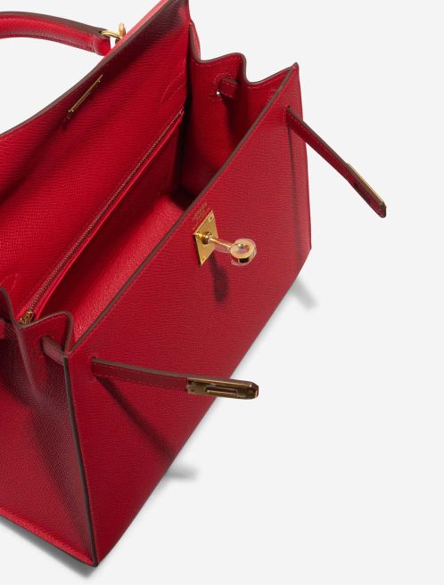 Hermès Kelly 25 Rouge Radieux Inside | Sell your designer bag
