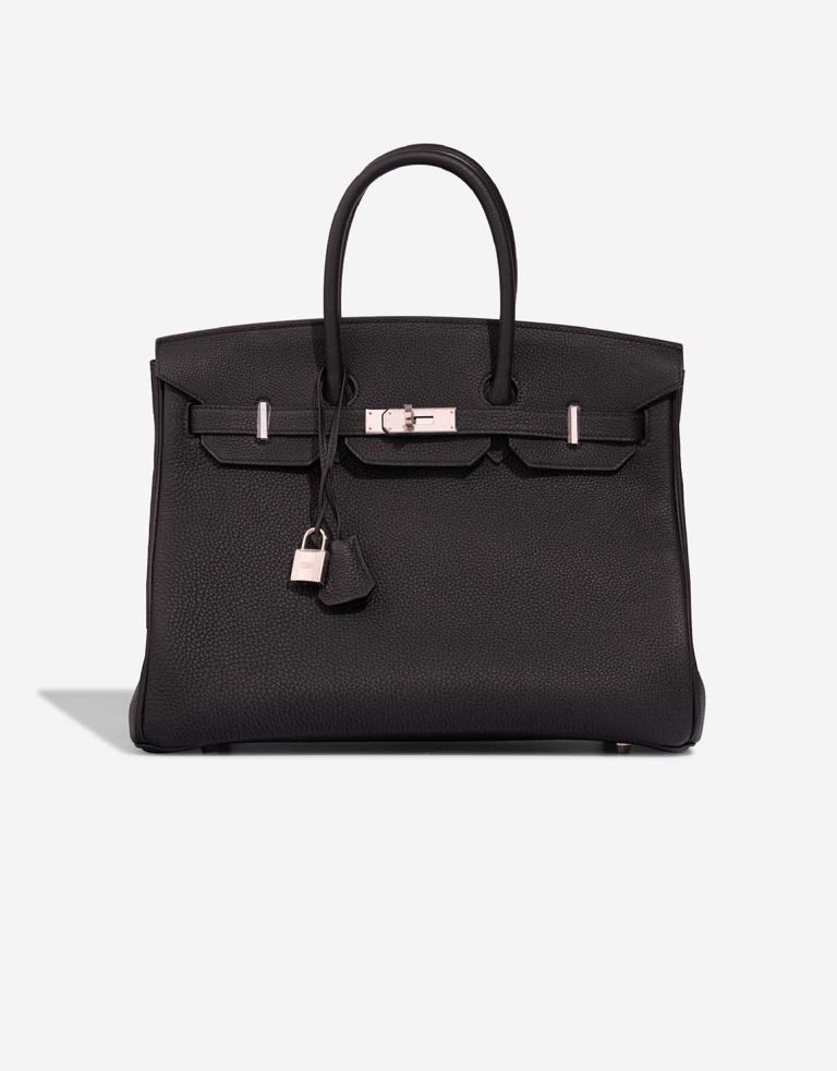 Hermès Birkin 35 Togo Black Front | Sell your designer bag