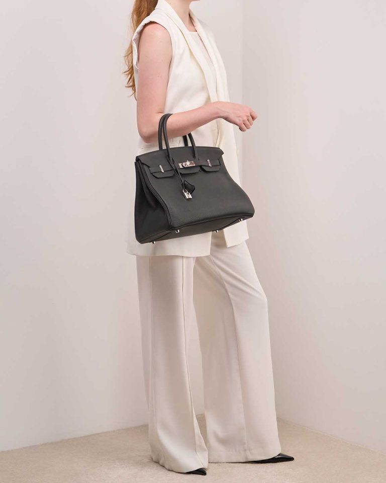 Hermès Birkin 35 Togo Black Front | Sell your designer bag