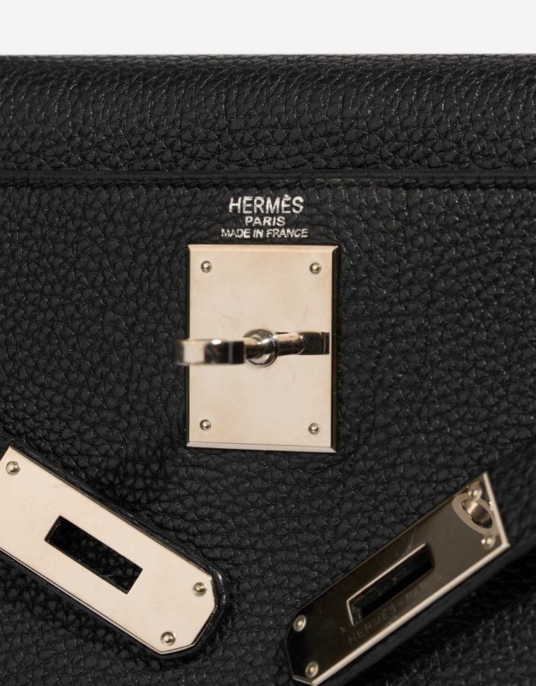 Hermès Kelly 28 Clémence Black Logo | Sell your designer bag