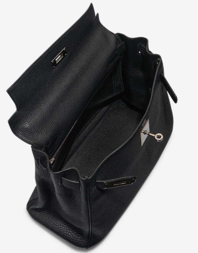 Hermès Kelly 28 Clémence Black Inside | Sell your designer bag