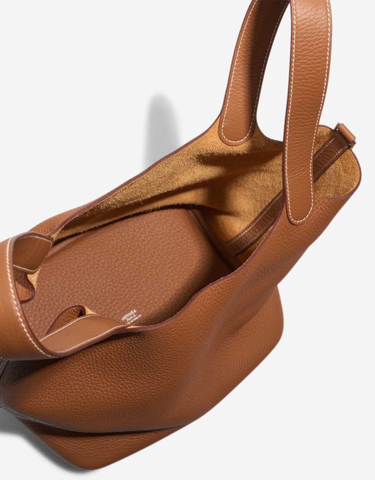 Hermès Picotin 22 Taurillon Clémence Gold Inside | Sell your designer bag