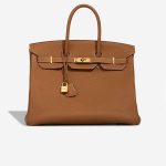 Hermès Birkin 35 Togo Gold Front | Sell your designer bag